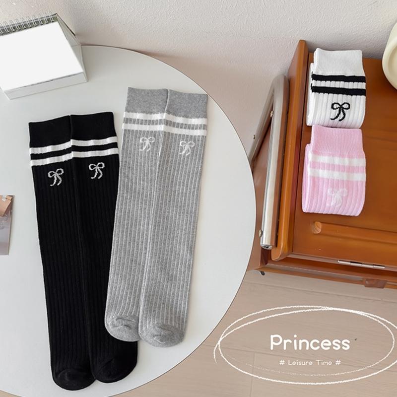 Pair Knee Length Socks Kids Long Socks Elastic Over the Knee Socks Breathable for Ages 3 To 12 Perfect for Everyday Wear