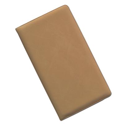 Magnetically Shielded Bankbook Case (Suede Leather) Beige