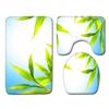 Small Fresh Toilet Three-Piece Floor Mat Bathroom Absorbent Non-Slip Carpet Door Mat