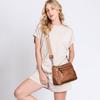 Bluome Crossbody Purses for Women, Medium Large Faux Leather Crossbody Bags Lightweight Sling Bag Shoulder Handbags