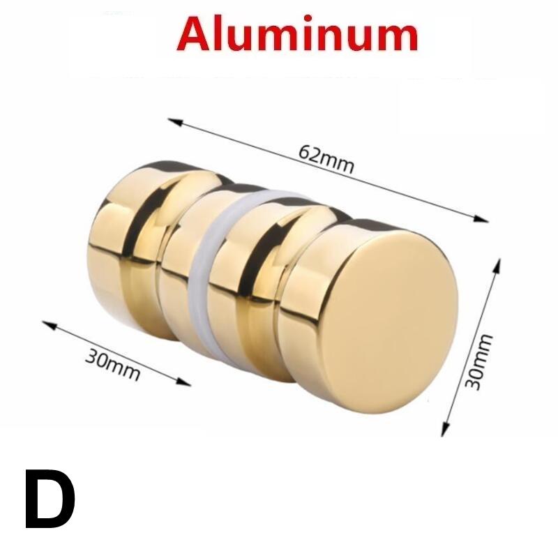 Stylish Shower Glass Door Handle,Sliding Shower Doors Knob,Double Sided Pull Hardware Replacement Parts For Bathroom Glass Doors