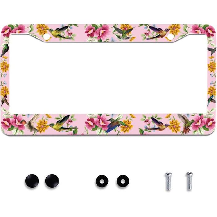 Personalise In God We Trust Christian License Plate Frames Car Universal Accessories Stainless Steel License Plate Cars Decor Screw Caps Fits