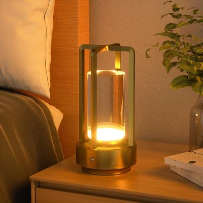 New Arrival & 3 Color Modes: Stylish Cordless Table Lamp with Ambient Lighting, 3600mAh Battery, Touch Control & Stepless Dimming, Eye-Friendly Scandi