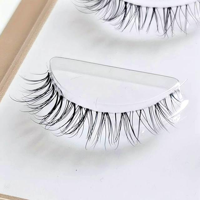 Aimo - Set Of 3 : False Eyelashes (ZM17) Black - One Size