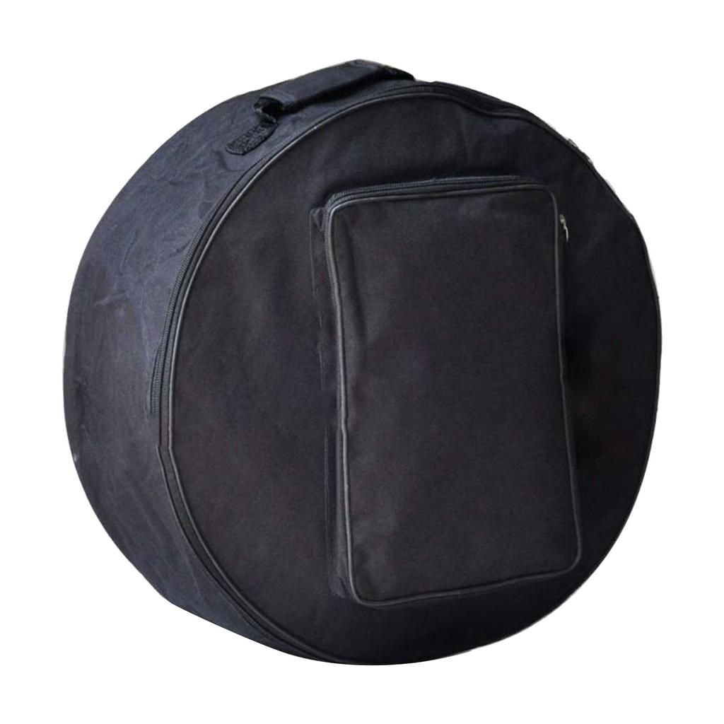 Compact Snare Drum Bag Oxford Cloth Backpack Drum Case With Outside Pockets Storage Pouch Instrument Accessories