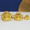 Goldenes Glücksgeld Citrin Kröte Frosch Drache Feng Shui Figuren Skulptur Statue Glück Reichtum Wohndekoration Auto Ornamente