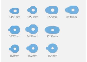 Hydrophobic and Anti-slip Lens Blocking Good Stickiness Pads