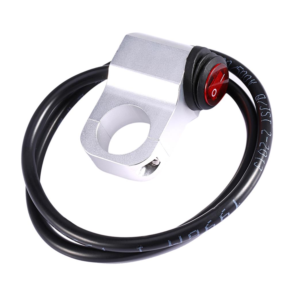 12V 16A Motorcycle Waterproof Handlebar Headlight Fog Spot Light On Off Switch