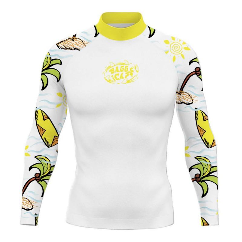 UV Protection Long Sleeve Rash Guard Surfing Diving Swimming Men Women Adult Summer Sportswear