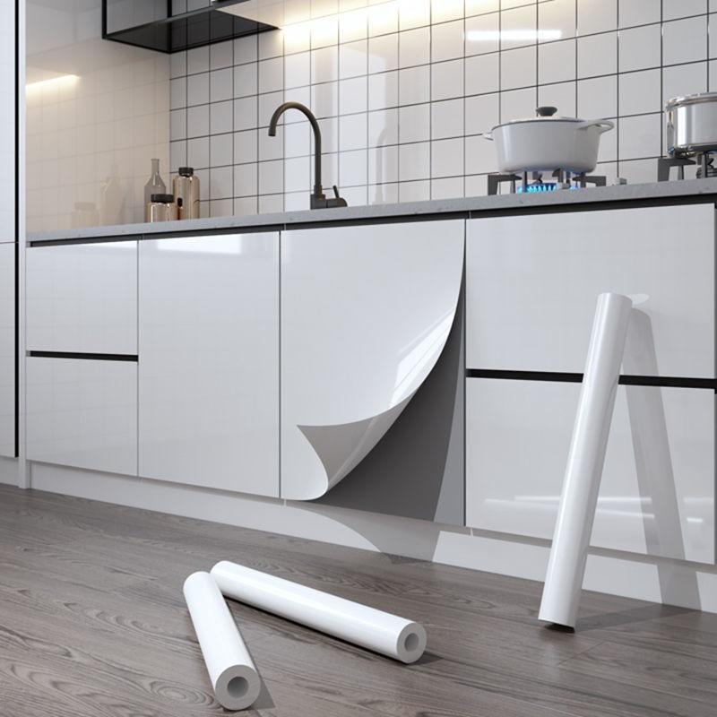 40cm Marble Self Adhesive Wallpaper Vinyl Contact Paper PVC Waterproof Wall Stickers For Kitchen Decorative Film Home Decor