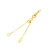 Adjustable Heart Tail Chain for DIY Bracelets and Necklaces - Universal Extension Chain Accessory