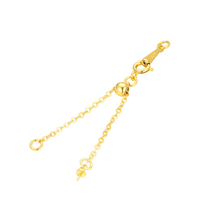 Adjustable Heart Tail Chain for DIY Bracelets and Necklaces - Universal Extension Chain Accessory