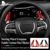 For Jeep Grand Cherokee Dodge Durango 2014-2023 Dry Carbon Fiber Charger Challenger Car Steering Wheel Paddle Shift Extension