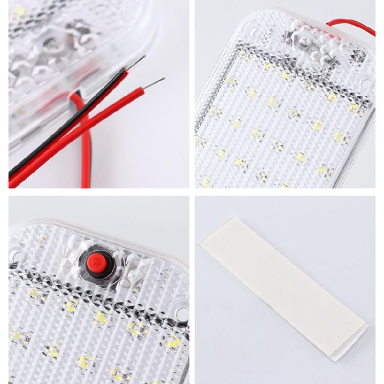 Universal Car Interior Light 48LED Reading Light Night Light Indoor Ceiling Lamp