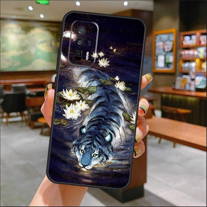 

Чехол с рисунком тигра для Xiaomi 14 Ultra 15 13 11T 12T 13T 14T Pro POCO X7 Pro X3 X5 X6 M6 F5 F6 Pro Xiaomi 15