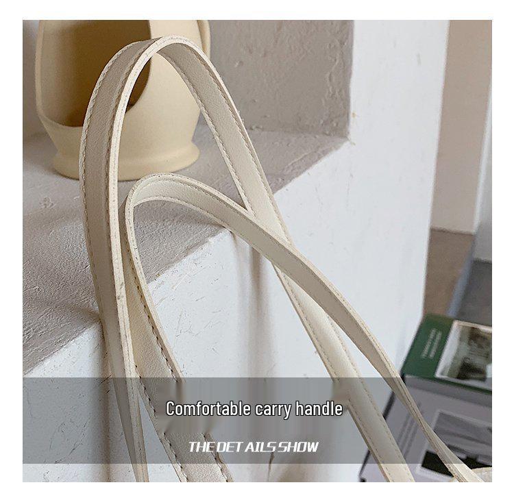 Korean-Style Women's Large Capacity Tote Bag - Fashionable and Casual Shoulder Handbag
