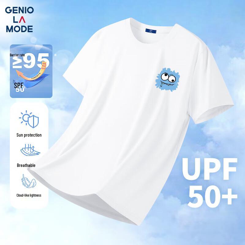 GENIOLAMODE Men s Ice Silk Quick-Dry T-Shirt XL