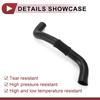 HEROFFIX Unterer Heizkörper Kühlerschlauch (Artikelnummer: 1657220080) für Toyota Solara 3.3L V6 Benzin (2004-2008), Schwarzer Gummi