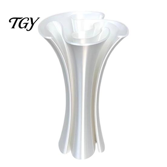 Woondecoratie Accessoires Moderne 3D Geprinte Vaas, Artistieke Bloem Elegante Decoratieve Vaas Tafeldecoratie voor Kunstbloemen, Verse Bloemen