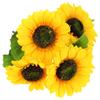 Sunflowers Bouquet Artificial Flowers 5 Sunflowers for a 45 cm Vase