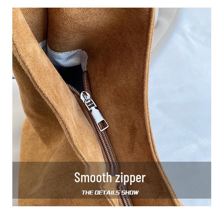 2025 Retro Woolen Women's Large Capacity Shoulder Tote Bag