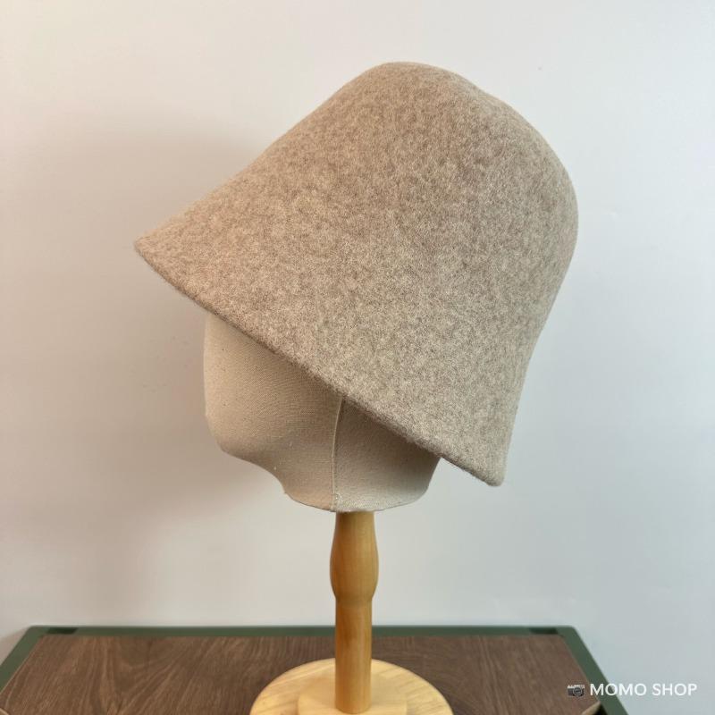 Cappello a secchiello in lana da donna cappello autunnale e invernale cappello a secchiello caldo versatile cappello a bacino