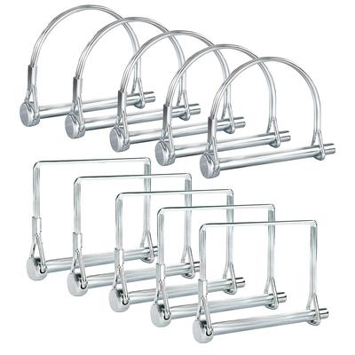 10-teiliges Anhängerstift-Set – 2-3/4 Zoll x 1/4 Zoll (Länge X Breite) – Geeignet für landwirtschaftliche Anhänger, Gartengeräte und Hakensysteme.