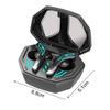 Drahtloses Bluetooth 5.2-Headset, Stereo-Sound, niedrige Latenz, Gaming-Bluetooth-Headset, Rauschunterdrückung, Mini-Ohrhörer-Kopfhörer mit Mikrofon