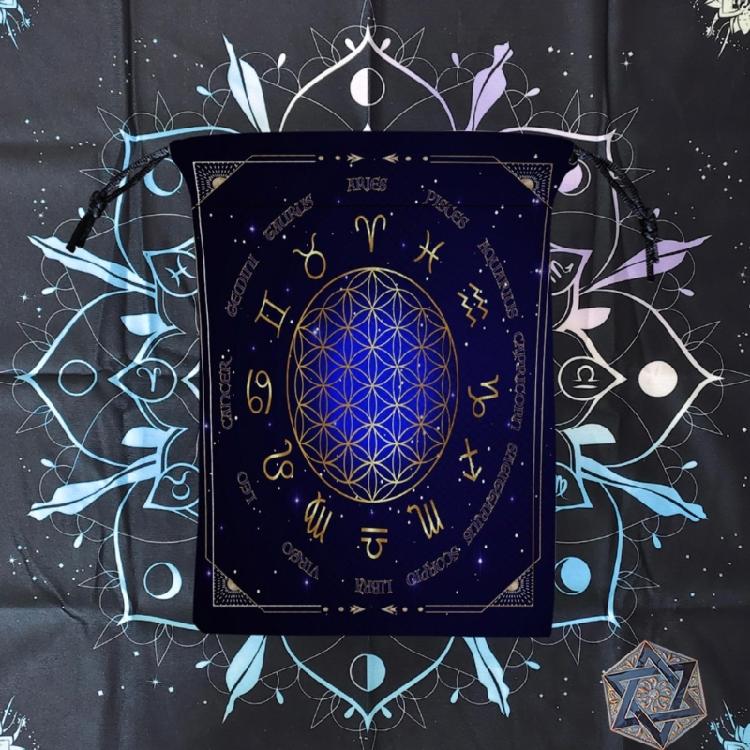 Schmuck Würfelbeutel Brettspiel Kartenbeutel Geschenkverpackungsbeutel Tarots Aufbewahrungsbeutel