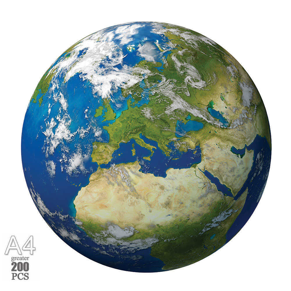 Earth Wooden Puzzle Children'S Starry Geography Early Education Astro Difficult Wood Brains Accompany Adult Puzzle Party Leisure