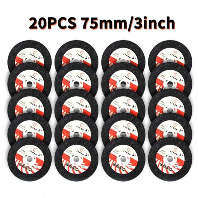

20PCS 75mm Ultra-Thin Cutting Disc 10mm Hole Saw Disc Mini Metal Stainless Steel Plastic Circular Saw Blade Suitable for Wood