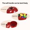 Fruit Shape Storage Box Treats Toys Organizer Large Capacity Lightweight Portable