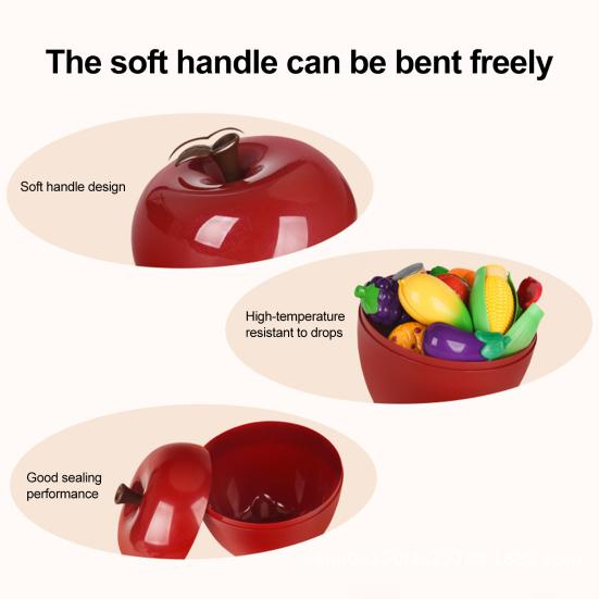 Fruit Shape Storage Box Treats Toys Organizer Large Capacity Lightweight Portable