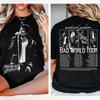 Camiseta Gráfica Bootleg de la Gira Mundial Bad de Michael Jackson