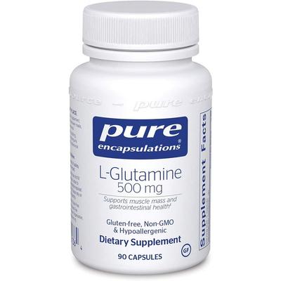 Pure Encapsulation L-Glutamine 500mg Capsules, 90 Tablets, 1 Unit