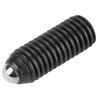 10pcs M10 Screw Thread Hex Socket Carbon Steel Ball Spring Plungers Set (M10*30)