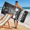 Collingwood Magpies Druck Strandtuch, Großes Weiches Schnelltrocknendes Handtuch für Strand Camping Schwimmen