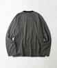 OUTSTANDING Thin Stripe Long Sleeve Tee_Navy/Ivory