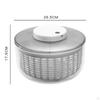 Electric Salad Spinner 6L Large Capacity Easy to Use Vegetable Washer Dryer