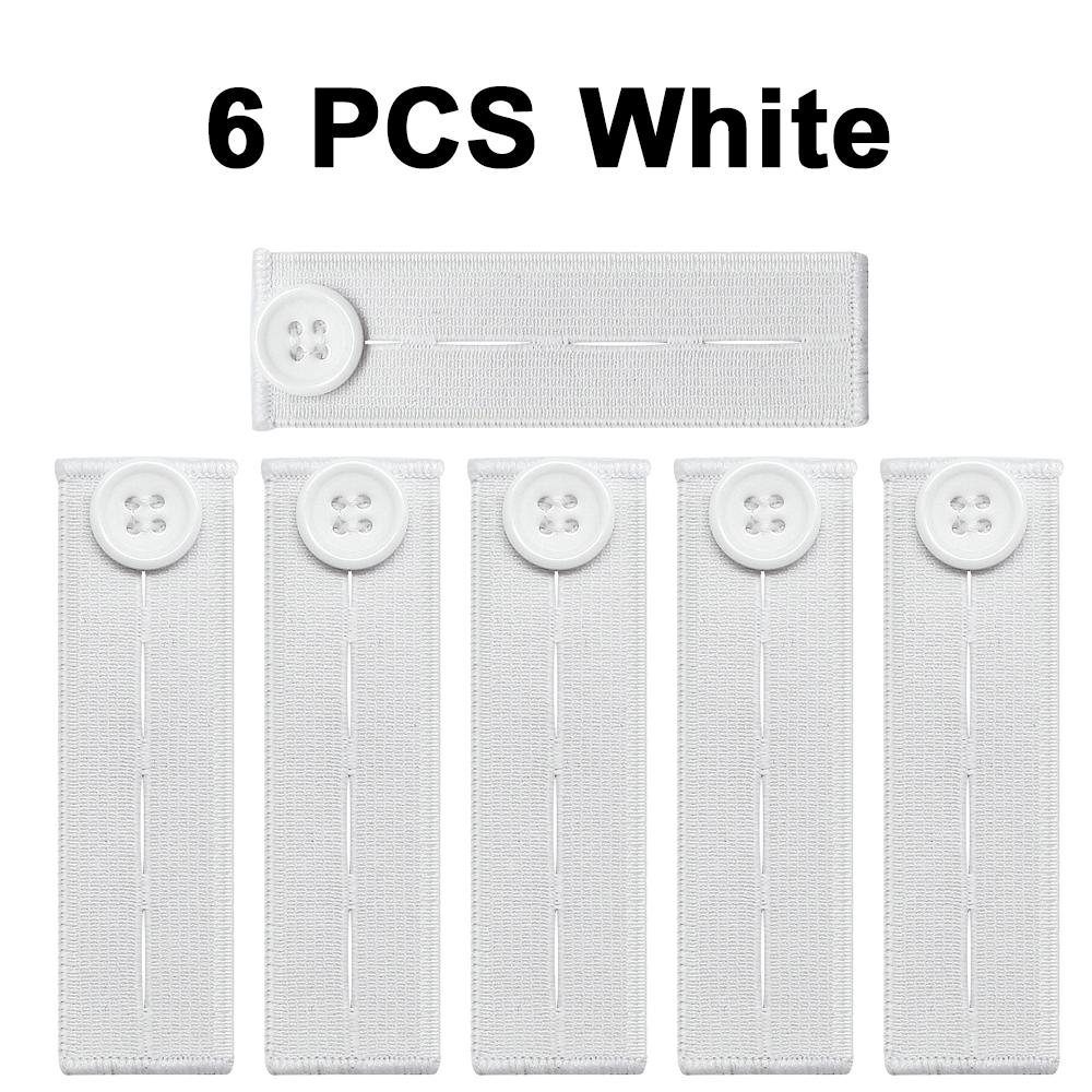 

6 шт./компл. пояс узкие брюки джинсы удлинители талии для брюк пуговицы юбки одежда для беременных крючки для пуговиц не требуют шитья