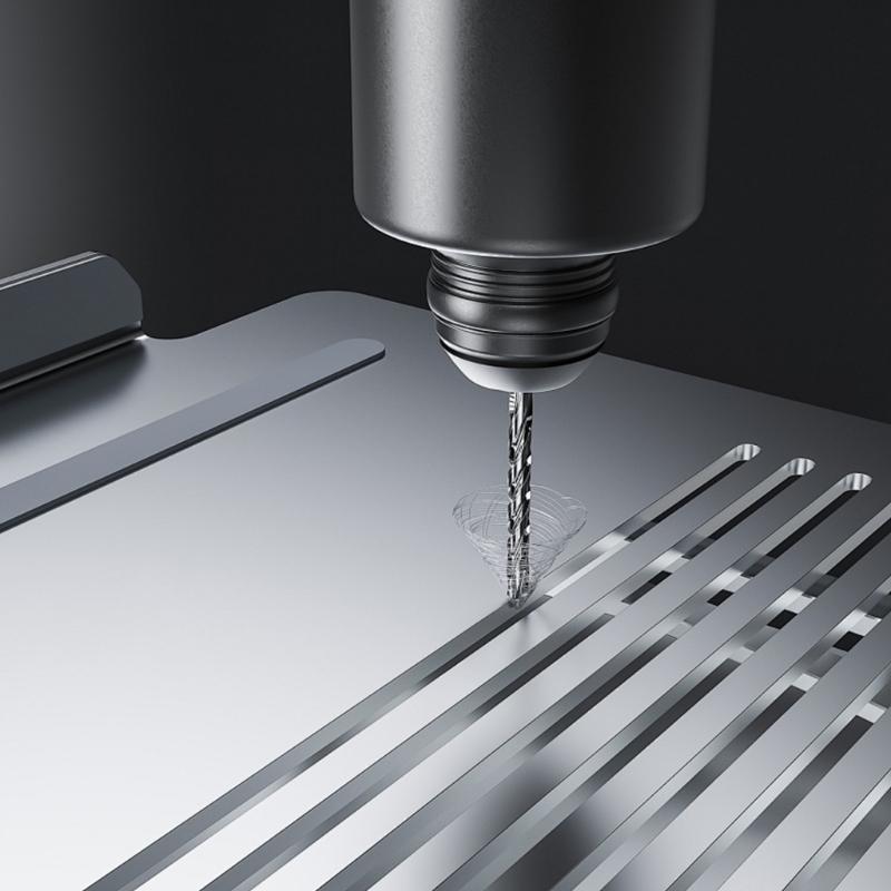 Precisions Step Drill Bit Multi Sizes Twist Flute Design for Metalworking Aluminum Stainless Steel with 1/4" Hex Shank