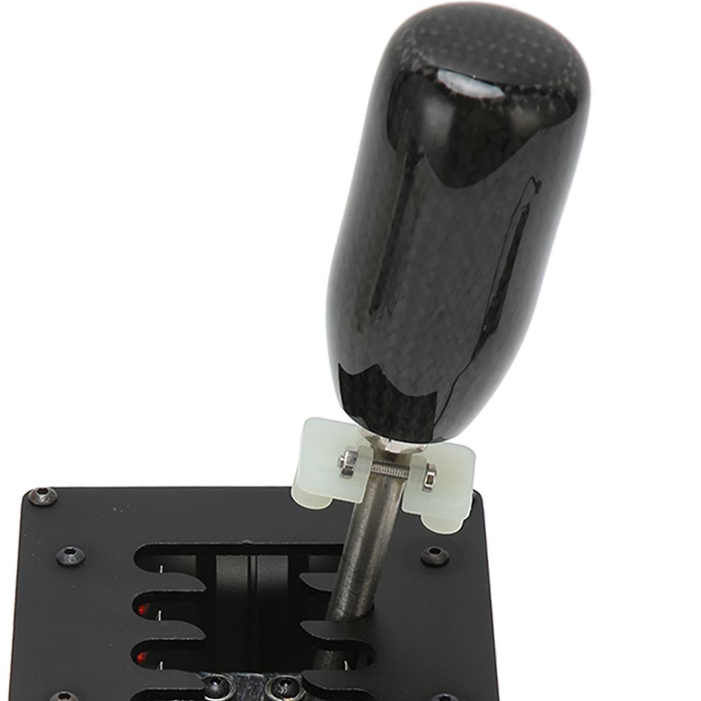 USB Simulator Shifter 7 Plus R Racing Game H Shifter with Carbon Fiber Grip for Logitech G29 G27 G25