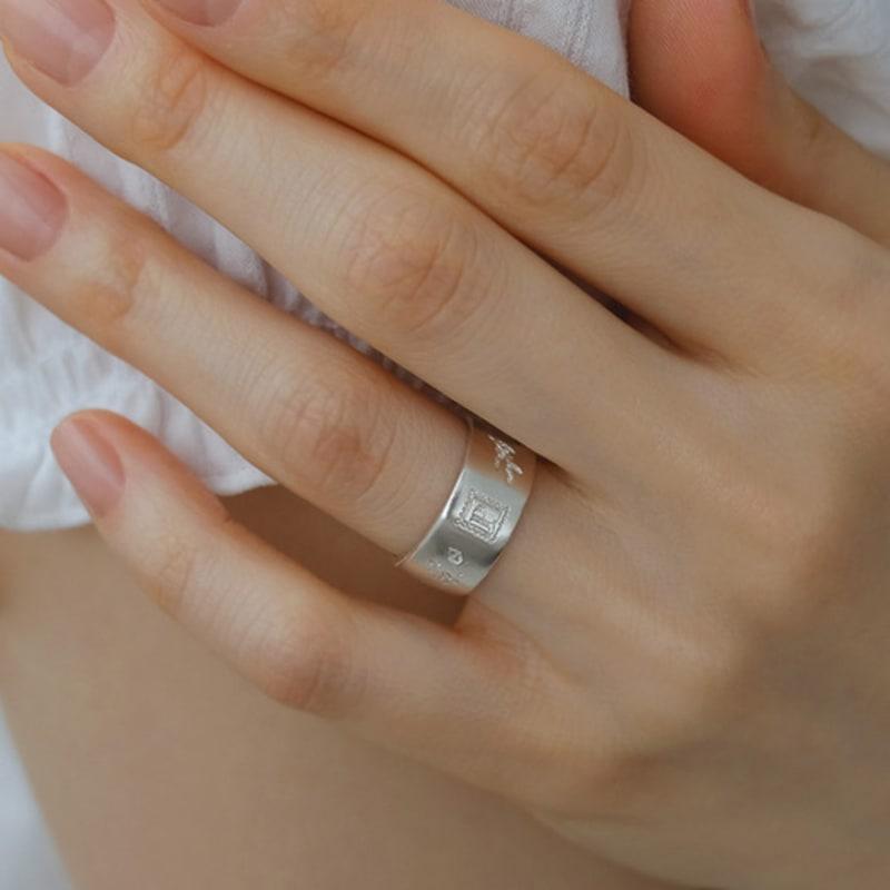 Pinaf Bold Olive Drawing Ring