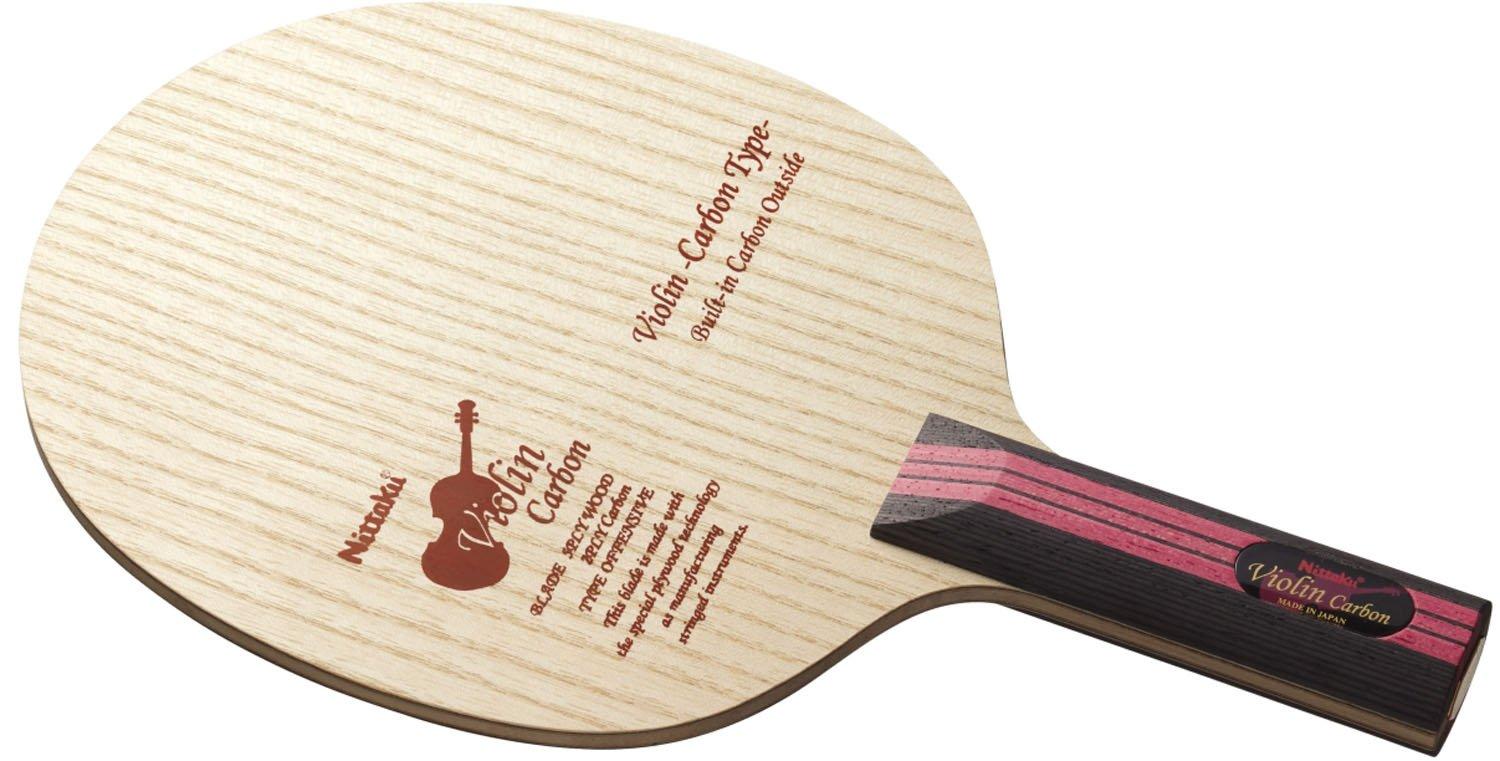 Stolný tenis Nittaku Violin Special Pálka, Karbón, Shakehand, Ofenzívna, Materiál, Rovná, NC-0431