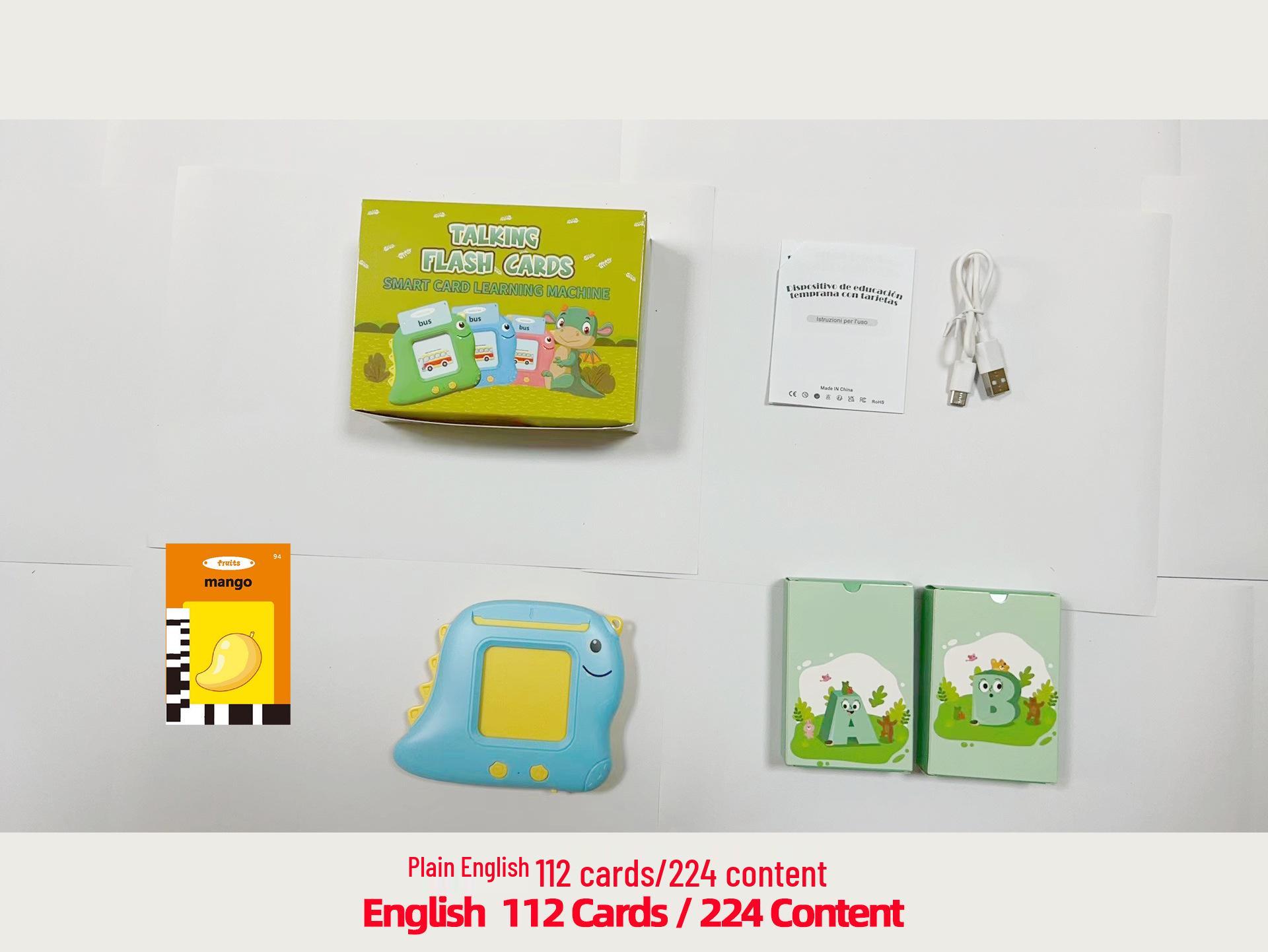 

Bilingual Dinosaur Card Reader Toy for Children s English Learning