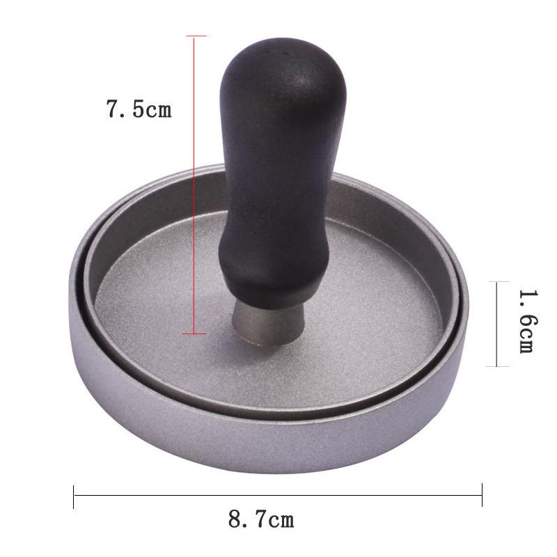 

Пресс для формирования гамбургерных котлет Антипригарный Без деформации Ручной Круглый Рисовый шарик Прочный Портативный Удобный Кухонный Инструмент для Говядины Барбекю