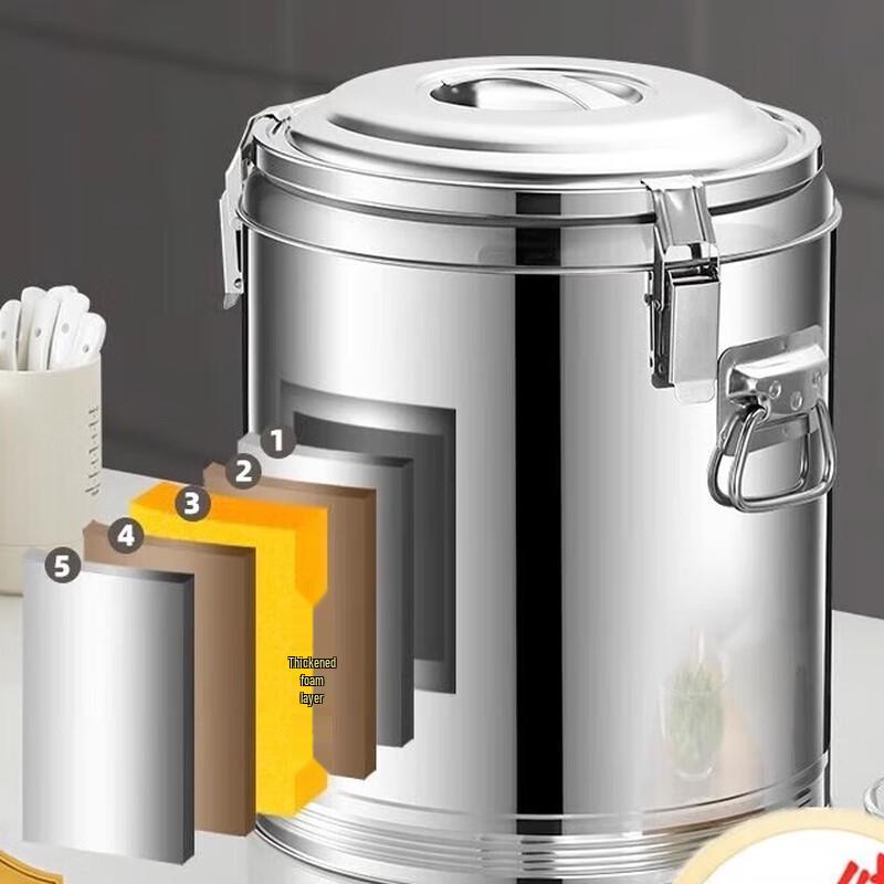 NHZHIW Commercial Stainless Steel Insulated Food Container