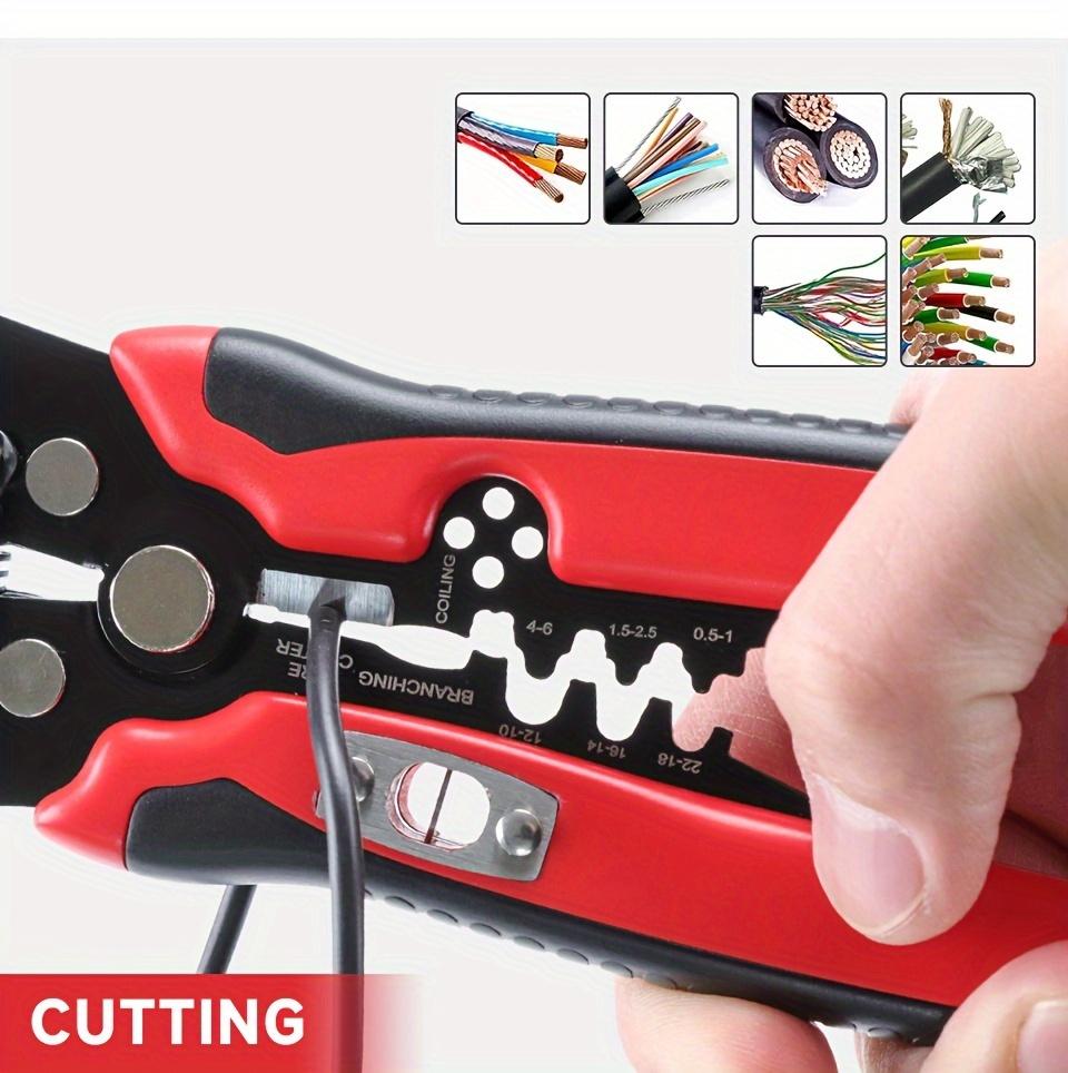 5-In-1 Multifunctional Automatic Wire Stripping Pliers(0.25-10Mm²) YES-1R Crimping, Cutting, Splitting, And Merging Wires Tools