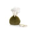 14cm Mushroom Plush Toy Desktop Ornament Fluffy Plant Stuffed Doll Gifts