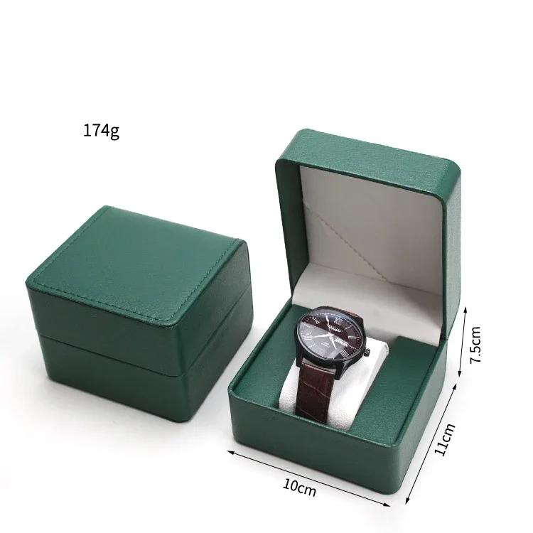 Watch Storage Box PU Single Watch Display Case Wristwatch Watch Holder Travel Jewelry Watch Organizer For Men Gift